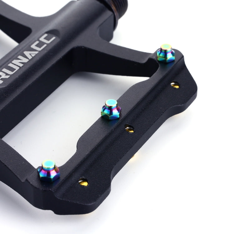 Set di 8 Viti Antiscivolo per Pedali Bicicletta in Titanio M4
