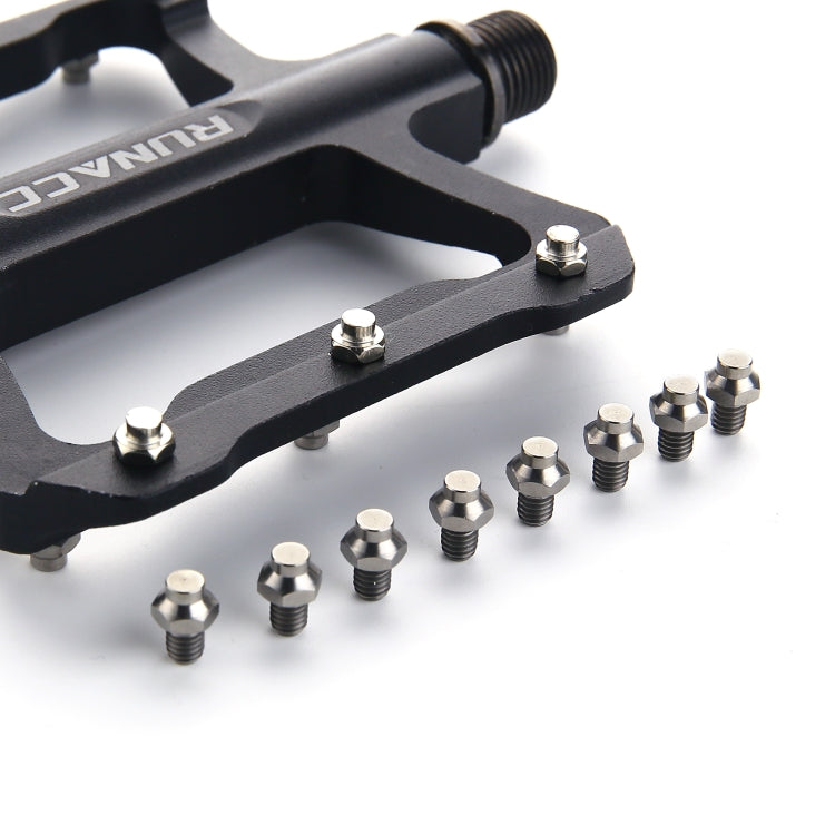 Set di 8 Viti Antiscivolo per Pedali Bicicletta in Titanio M4