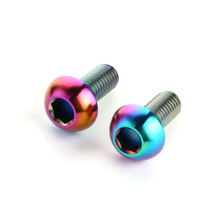 Set di 2 Viti in Titanio M5 da 12mm per Portaborraccia Bicicletta