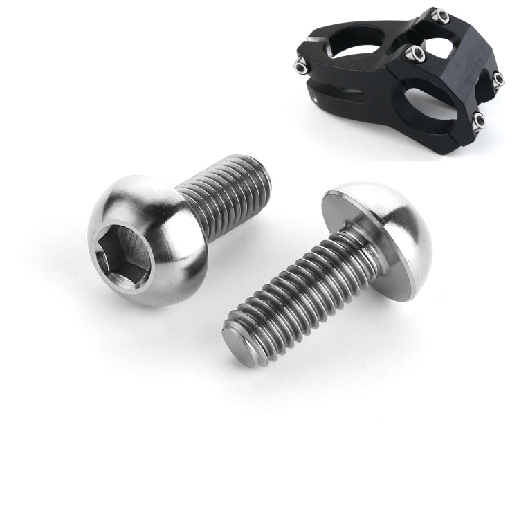 Set di 2 Viti in Titanio M5 da 12mm per Portaborraccia Bicicletta