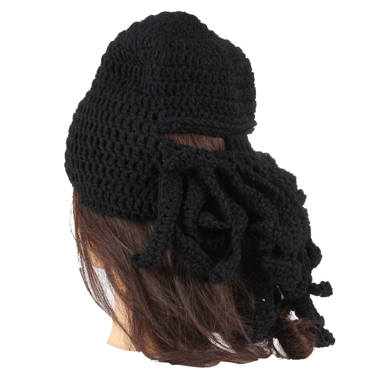 berretto-unisex-in-maglia-con-tentacoli-di-polpo-cappello-invernale - immagine 6