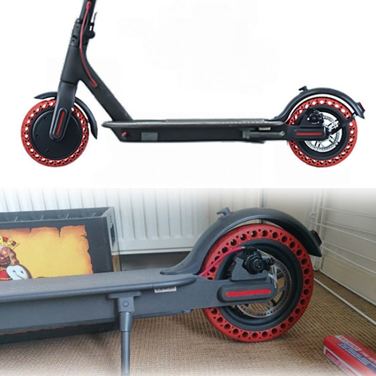 Pneumatico solido a nido d'ape con motivo decorativo ammortizzante resistente all'usura per scooter elettrico da 8,5 pollici, adatto per Xiaomi Mijia M365