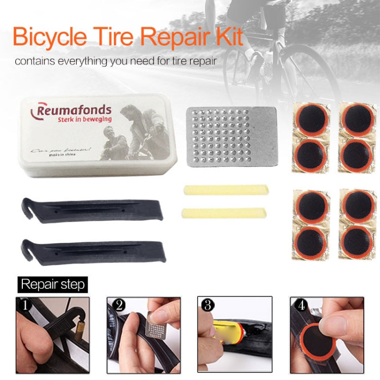Strumenti di riparazione per biciclette Kit di pneumatici per bici Borsa per attrezzi per riparazione di forature per pompa da bicicletta, Repair Tools Bike Tire Kit
