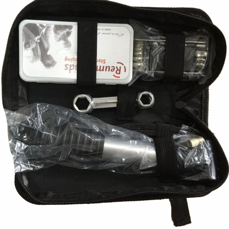 Strumenti di riparazione per biciclette Kit di pneumatici per bici Borsa per attrezzi per riparazione di forature per pompa da bicicletta, Repair Tools Bike Tire Kit