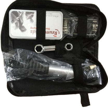 Strumenti di riparazione per biciclette Kit di pneumatici per bici Borsa per attrezzi per riparazione di forature per pompa da bicicletta, Repair Tools Bike Tire Kit
