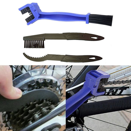 Set di 2 Spazzole per Pulizia Catena Bicicletta - Strumenti per
