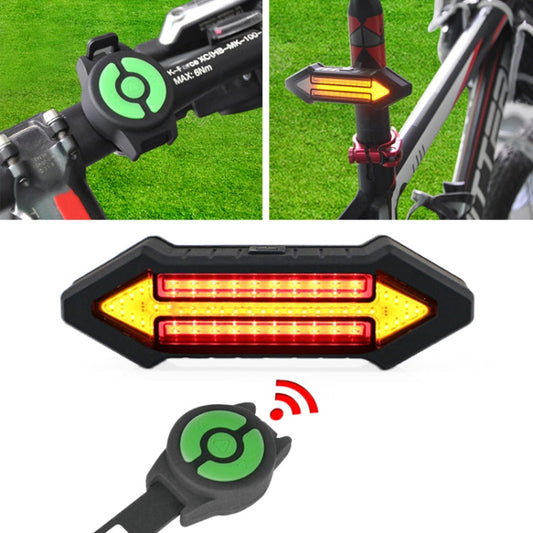 Luce posteriore per bicicletta, telecomando wireless intelligente, indicatore di direzione, Turn Signal Warning Light