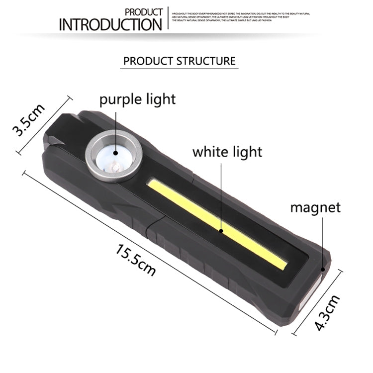 Torcia Ricaricabile 1902B con 4 Modalità di Illuminazione