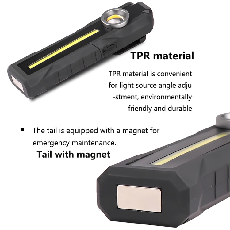 Torcia Ricaricabile 1902B con 4 Modalità di Illuminazione