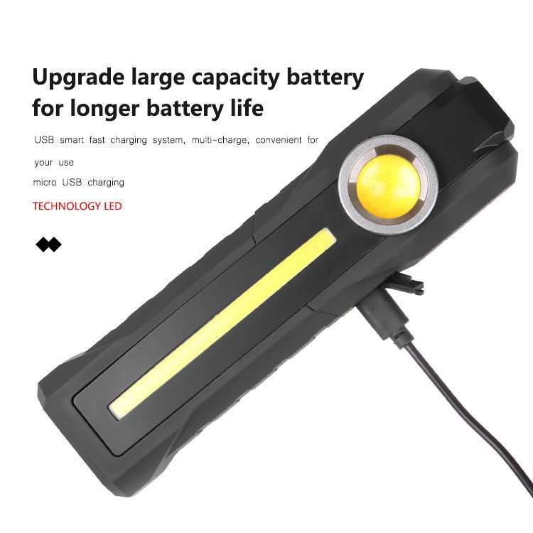 Torcia Ricaricabile 1902B con 4 Modalità di Illuminazione