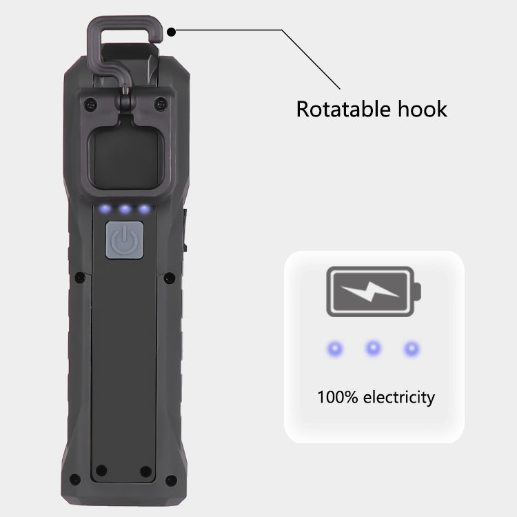 Torcia Ricaricabile 1902B con 4 Modalità di Illuminazione