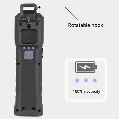 Torcia Ricaricabile 1902B con 4 Modalità di Illuminazione