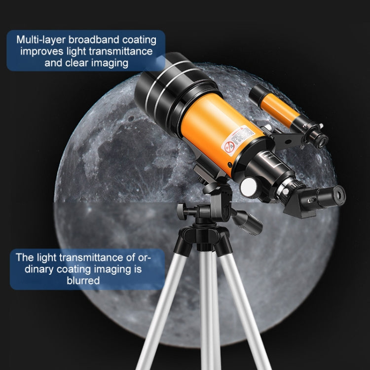 Telescopio astronomico rifrattore per osservare le stelle ad alta definizione, Telescope