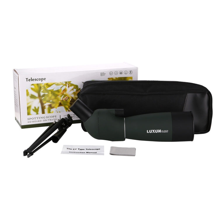 Telescopio astronomico per birdwatching con visione notturna ad alta definizione LUXUN 25-75x70, 25-75x70