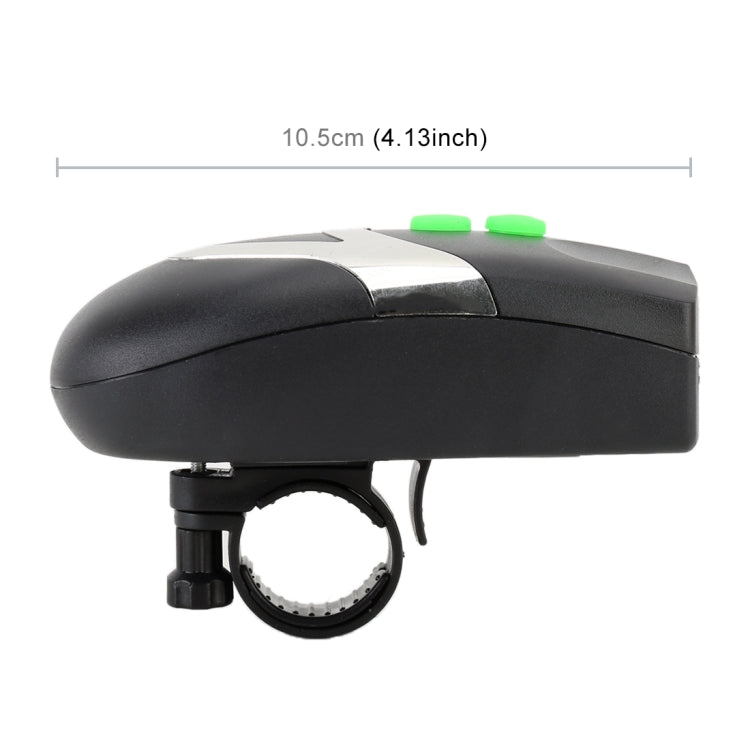 corno-per-faro-per-mountain-bike-torcia-a-led-corno-elettrico-per-bicicletta-con-luce-electric-horn-with-light - immagine 4