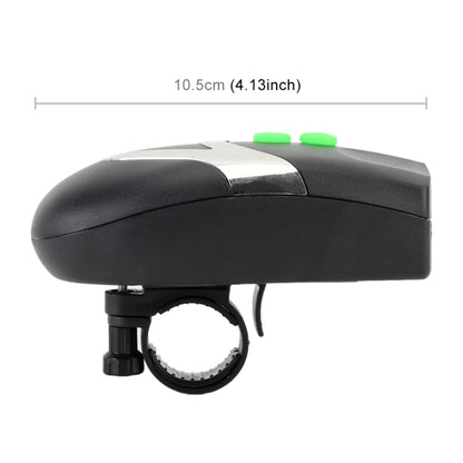 corno-per-faro-per-mountain-bike-torcia-a-led-corno-elettrico-per-bicicletta-con-luce-electric-horn-with-light - immagine 4