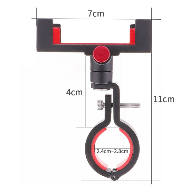 Supporto per telefono da bicicletta girevole in alluminio 360° -