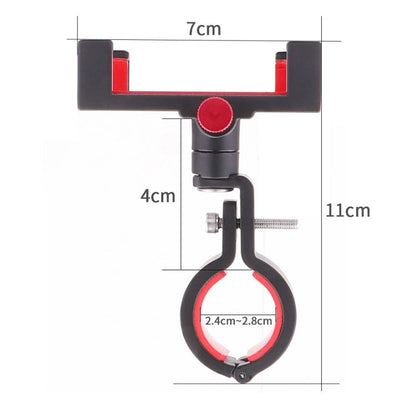 Supporto per telefono da bicicletta girevole in alluminio 360° -
