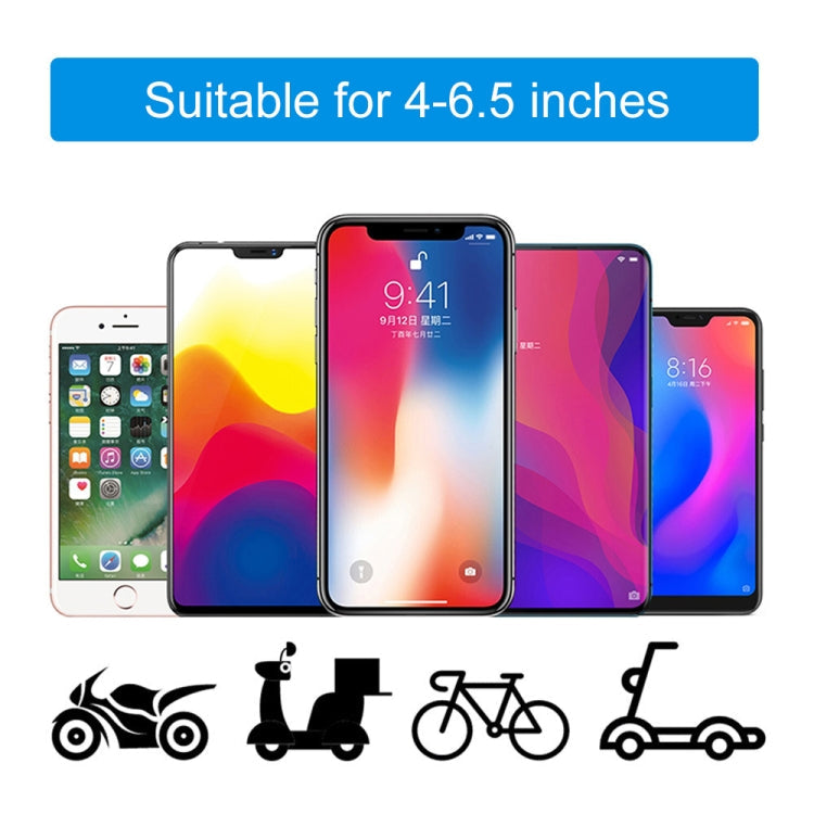 Supporto per telefono da bicicletta girevole in alluminio 360° -