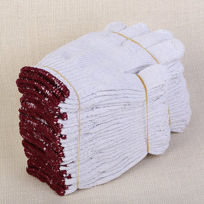 Guanti in Cotone Traspiranti e Resistenti all'Usura - Confezione da