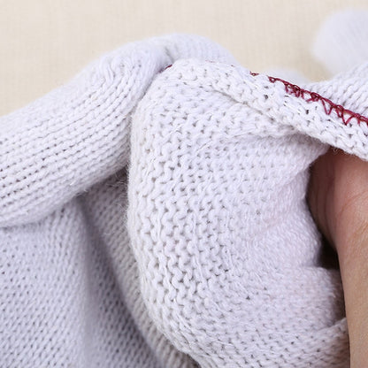 Guanti in Cotone Traspiranti e Resistenti all'Usura - Confezione da