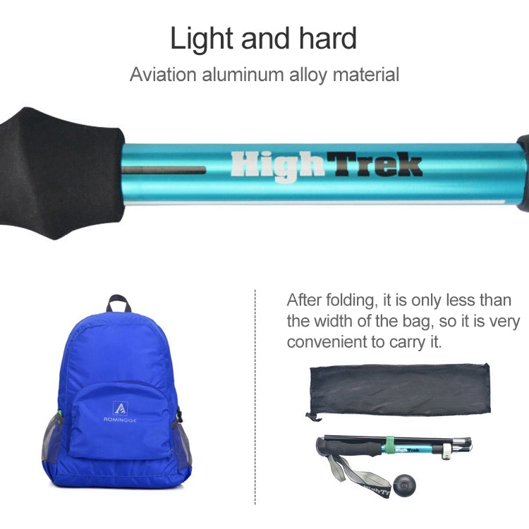 bastoncini-da-trekking-per-alpinismo-portatile-pieghevole-ultraleggero-in-lega-di-alluminio-lunghezza-35-125-cm-length-35-125cm-blue-length-35-125cm-red-length-35-125cm-gold - immagine 5