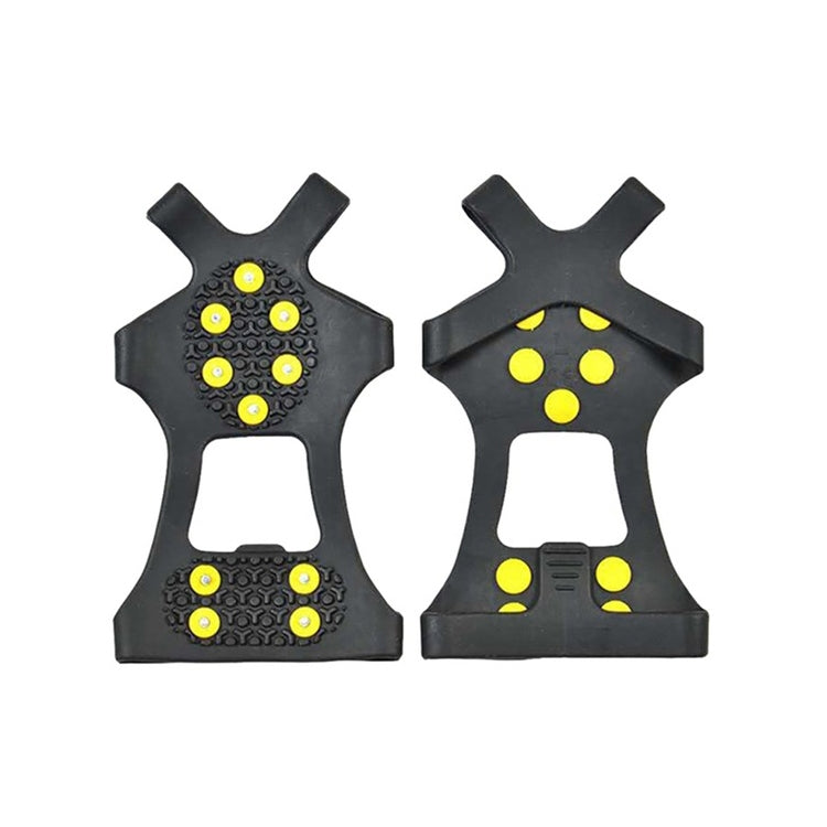 copriscarpe-antiscivolo-per-esterni-con-artiglio-di-ghiaccio-a-10-denti-per-terreno-ghiacciato-taglia-m-size-m - immagine 2