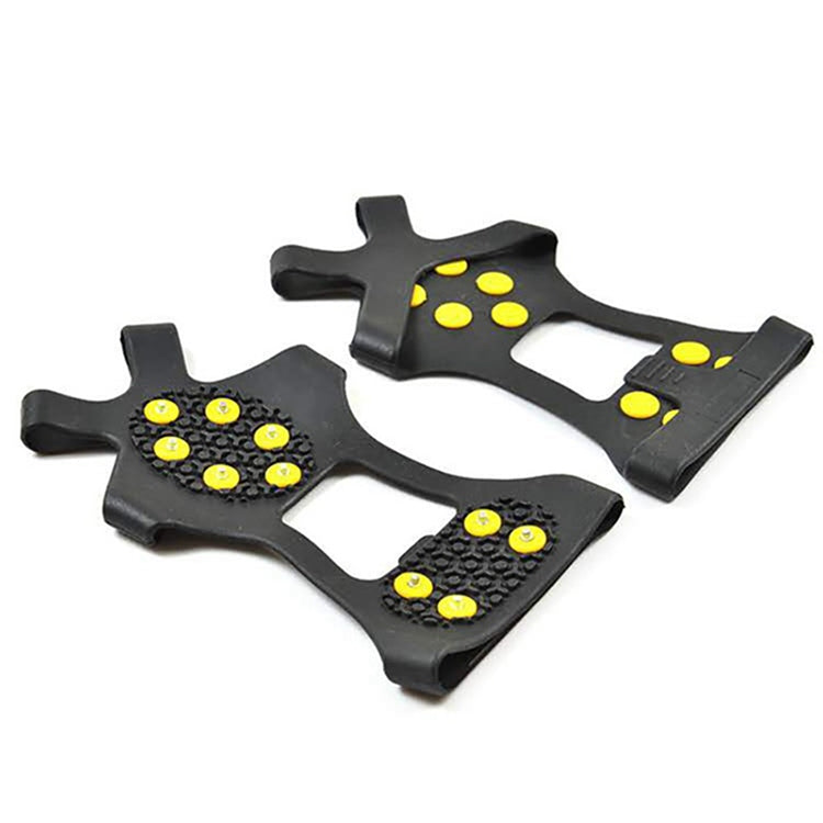 copriscarpe-antiscivolo-per-esterni-con-artiglio-di-ghiaccio-a-10-denti-per-terreno-ghiacciato-taglia-xl-size-xl - immagine 3