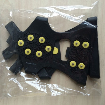 copriscarpe-antiscivolo-per-esterni-con-artiglio-di-ghiaccio-a-10-denti-per-terreno-ghiacciato-taglia-xl-size-xl - immagine 6