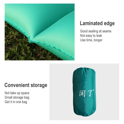 Letto matrimoniale gonfiabile portatile in TPU con cuscino gonfiabile automatico a gradino da campeggio all'aperto, dimensioni: 195 x 119 x 16 cm, Foot-step Dark Blue, Foot-step Orange, Foot-step Emerald, Foot-step Peacock Blue