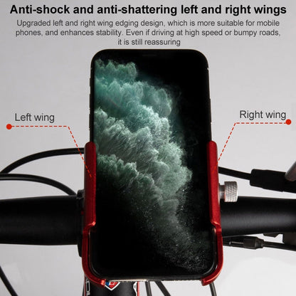 Supporto per telefono da bici in alluminio GUB P30