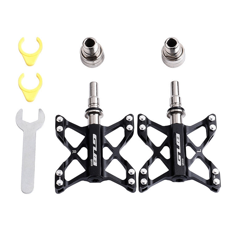 Pedali per bicicletta antiscivolo MTB in lega di alluminio GUB QR-009, QR-009