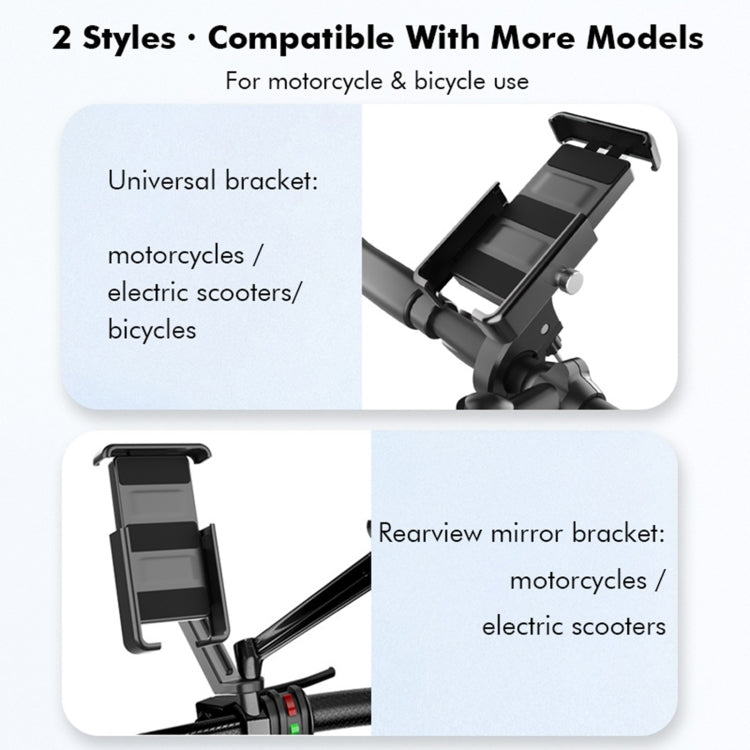 QX-21 Supporto per cellulare da ciclismo con rotazione a 360 gradi, QX-21