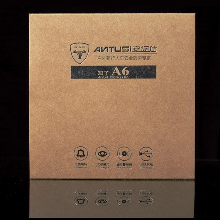 antusi-a6-sorgente-luminosa-cob-di-ricarica-usb-smart-cycling-bike-avviso-allarme-fanale-posteriore-con-telecomando-a6 - immagine 7