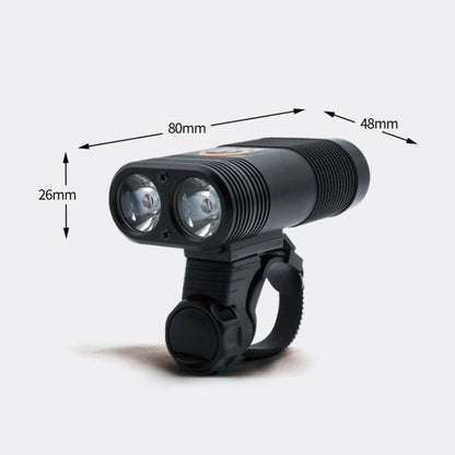 Faro Anteriore LED Y12 per Bicicletta - 350LM, Ricarica USB, 5