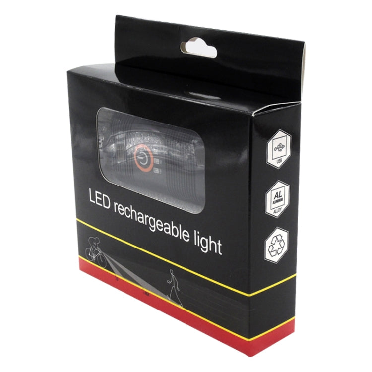 Faro Anteriore LED Y12 per Bicicletta - 350LM, Ricarica USB, 5