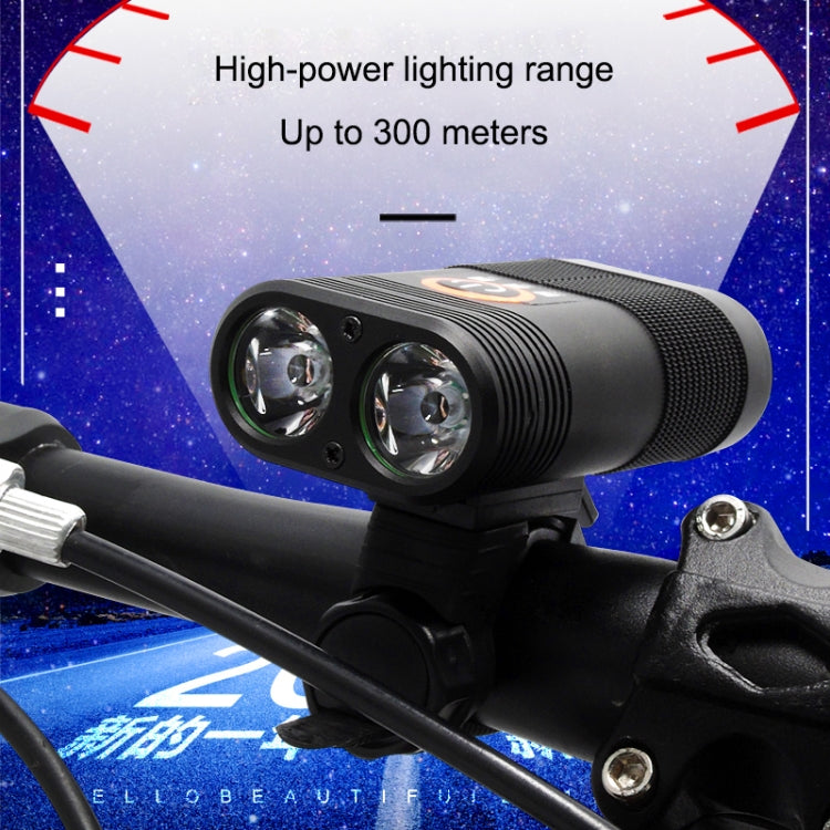 Faro Anteriore LED Y12 per Bicicletta - 350LM, Ricarica USB, 5