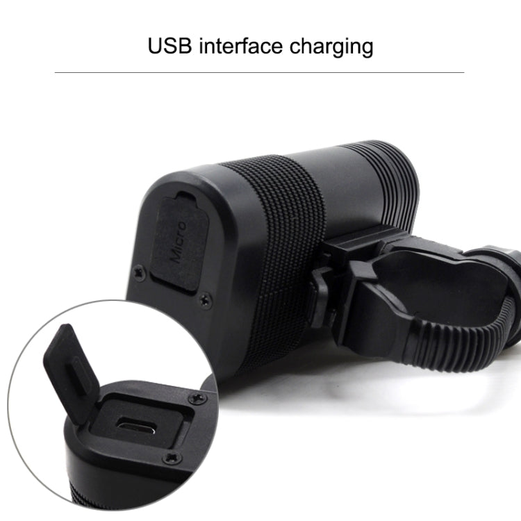 Faro Anteriore LED Y12 per Bicicletta - 350LM, Ricarica USB, 5