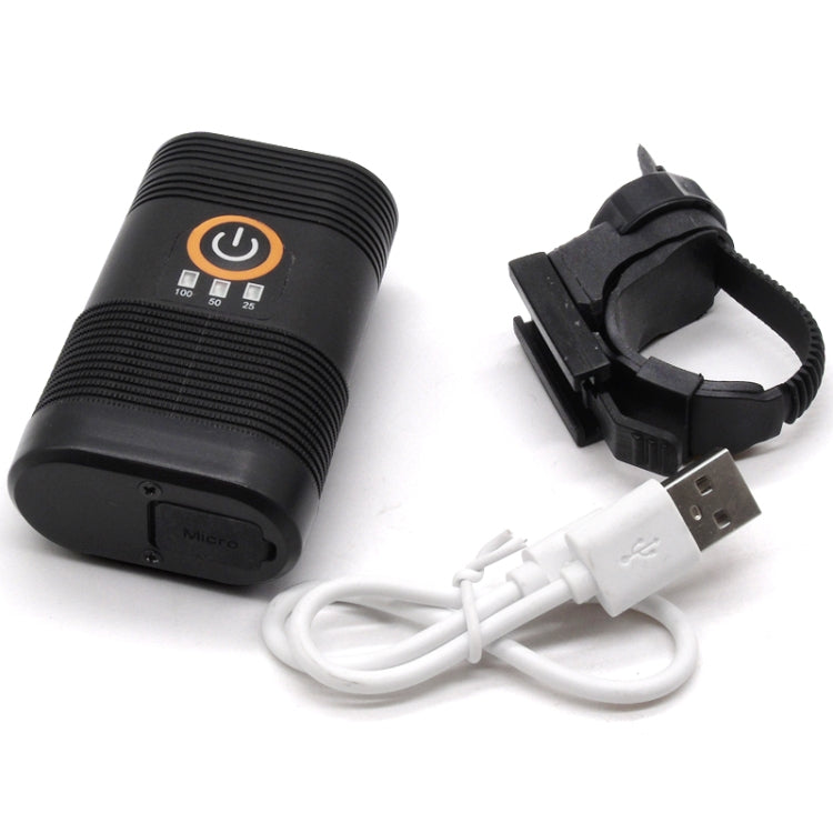 Faro Anteriore LED Y12 per Bicicletta - 350LM, Ricarica USB, 5