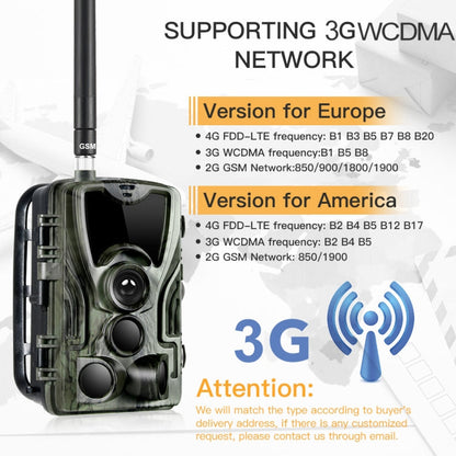 Telecamera da Caccia HC801G 3G WCDMA Impermeabile IP66 con Visione