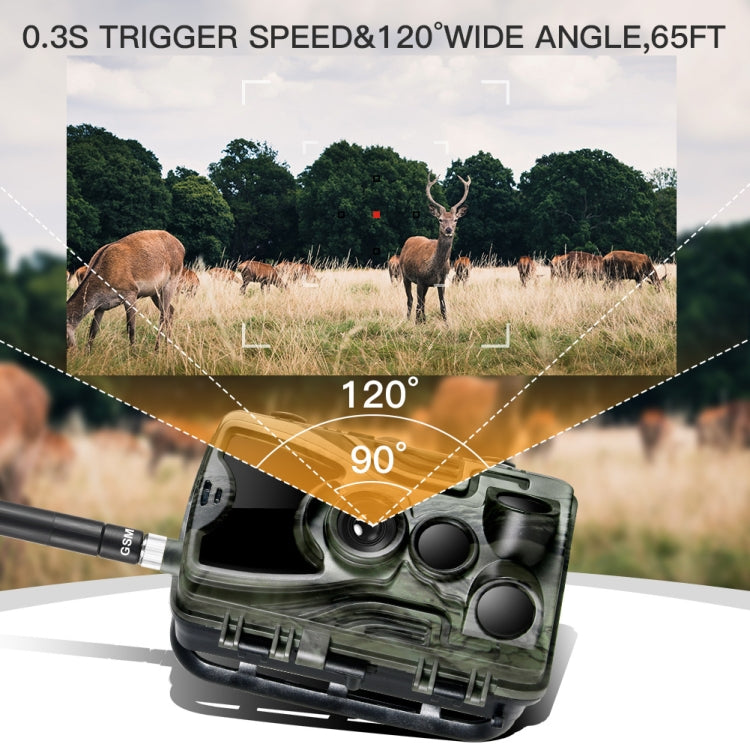 Telecamera da Caccia HC801G 3G WCDMA Impermeabile IP66 con Visione