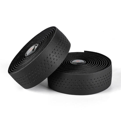PROMEND GR-082 1 paio di nastri antiscivolo per manopole per bicicletta bicolore, 215x3cm Black White, 215x3cm Black, 215x3cm Black+Green, 215x3cm Black Blue, 215x3cm Black Red