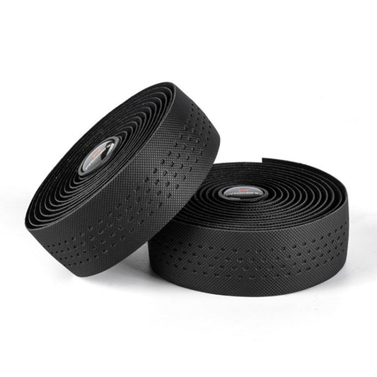 PROMEND GR-082 1 paio di nastri antiscivolo per manopole per bicicletta bicolore, 215x3cm Black White, 215x3cm Black, 215x3cm Black+Green, 215x3cm Black Blue, 215x3cm Black Red