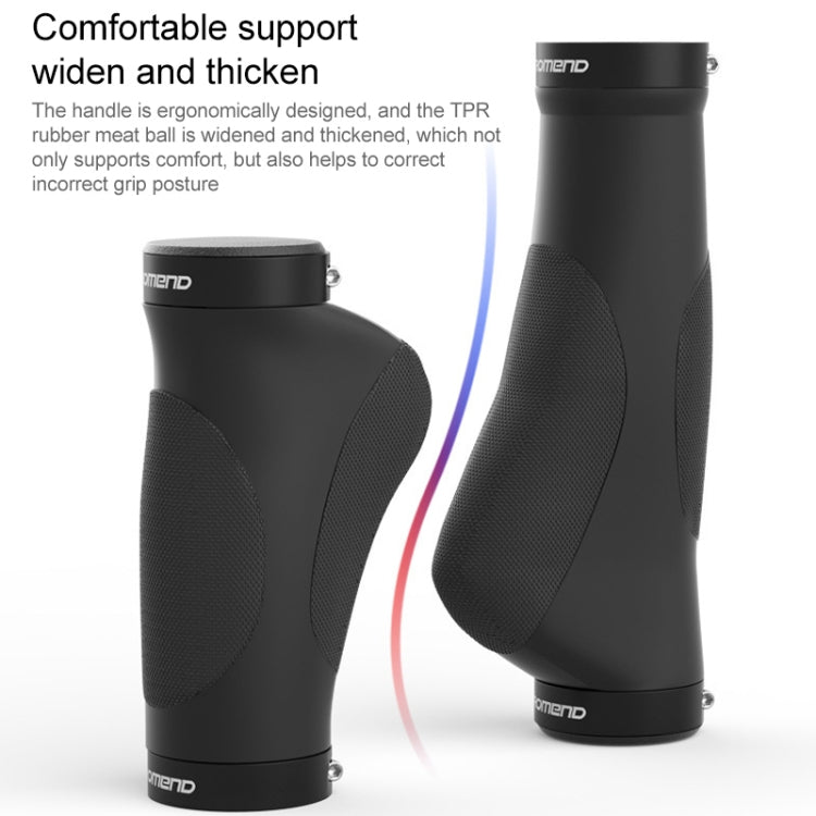 PROMEND GR-506 1 paio di coperture ergonomiche in gomma per impugnature per bicicletta (130mm+130mm), GR-506 130mm+130mm