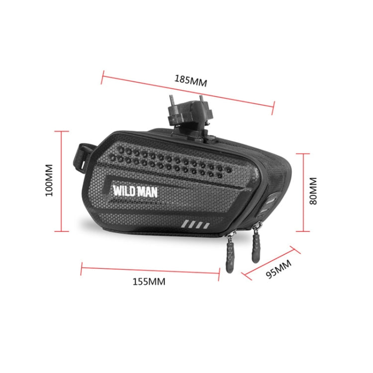 borsa-da-ciclismo-per-tubo-superiore-anteriore-con-telaio-antipioggia-wild-man-es7-1-2l-es7-black - immagine 2