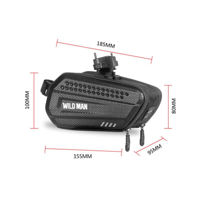 borsa-da-ciclismo-per-tubo-superiore-anteriore-con-telaio-antipioggia-wild-man-es7-1-2l-es7-black - immagine 2