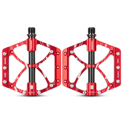 PROMEND PD-M52C 1 paio di pedali per bicicletta in lega di alluminio + tubo in fibra di carbonio, PD-M52C