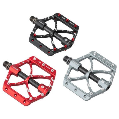 PROMEND PD-M52C 1 paio di pedali per bicicletta in lega di alluminio + tubo in fibra di carbonio, PD-M52C