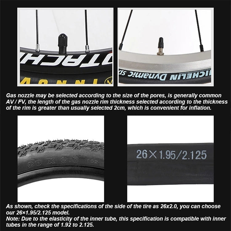 camera-d-aria-pneumatica-butilica-per-mountain-bike-promend-26-x-195-av-26-x-2-125-av48 - immagine 6