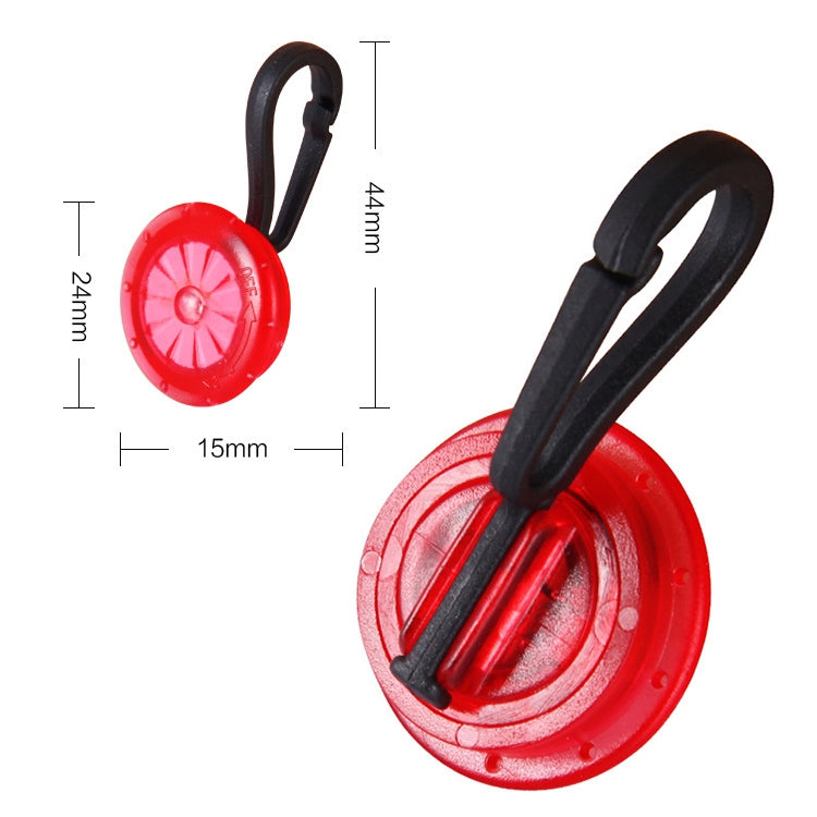 Luce di sicurezza con fibbia sospesa luminosa con braccio da corsa notturno da campeggio da 5 pezzi, 5 PCS Safety Light, 5 PCS afety Light